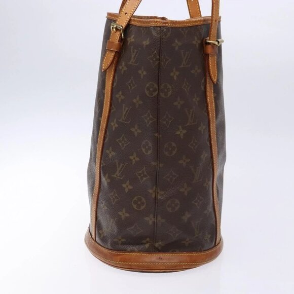 LOUIS VUITTON Monogram Bucket GM Shoulder Bag M42236 LV Auth 136355 - Picture 5 of 13